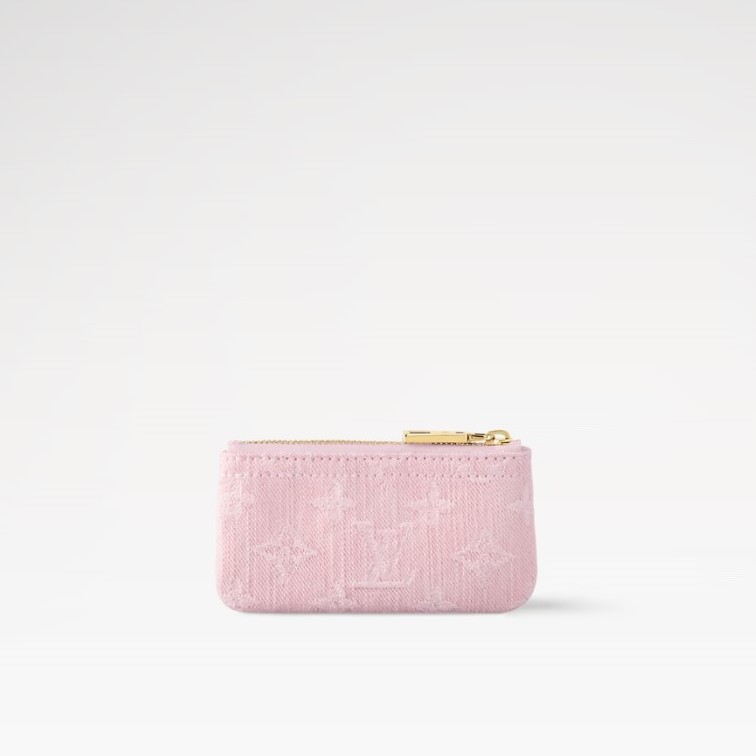 L0vis Vvtt0n Key Pouch Washed Pink For Women 4.7in/12cm M13208