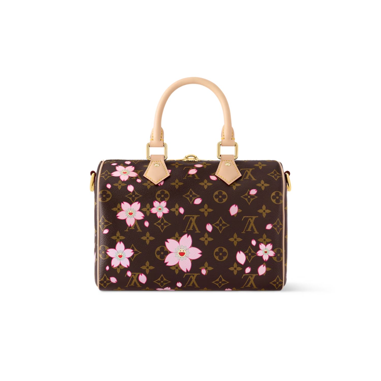 L0vis Vvtt0n LV x TM Speedy Bandoulière 25 Sakura Brown For Women 25cm/9.8in – M14174