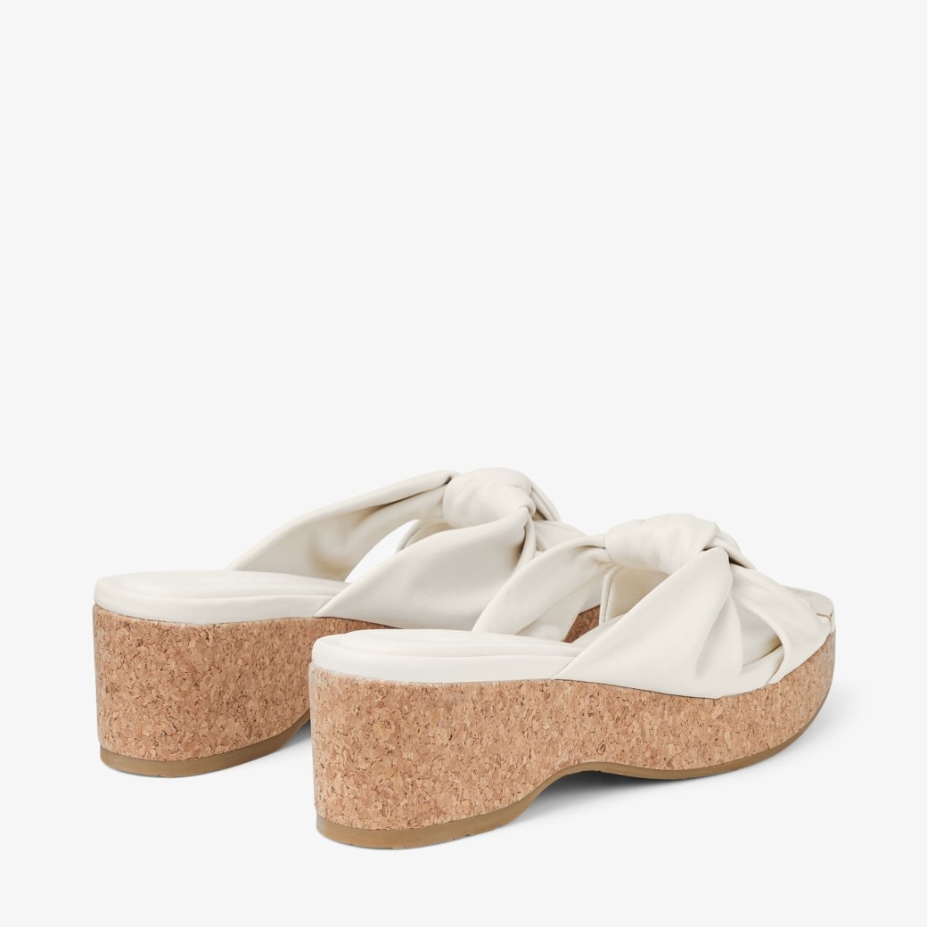 J1m*y Ch00 Avenue Wedge 50 Latte For Women AVENUEWEDGE50NAP