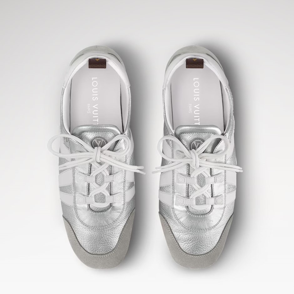 L0vis Vvtt0n LV Sneakerina Silver For Women 1AHOJD