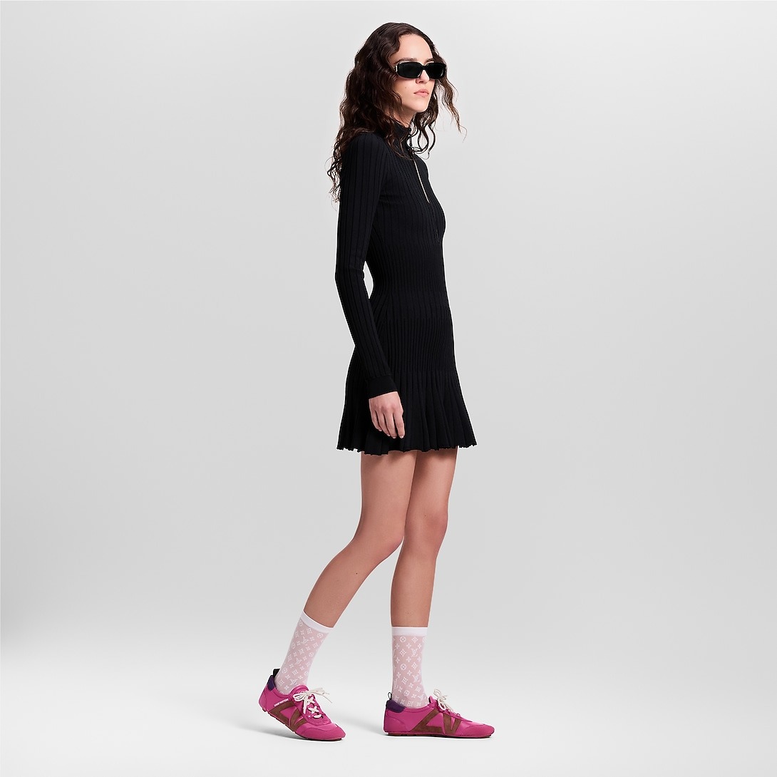 L0vis Vvtt0n LV Sneakerina Fuchsia Pink For Women 1AHNEE