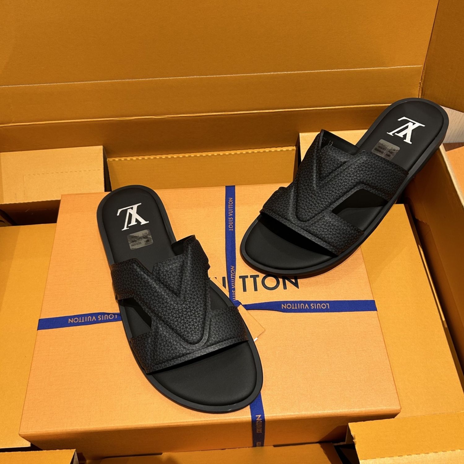 L0vis Vvtt0n Oasis Mule Black For Men