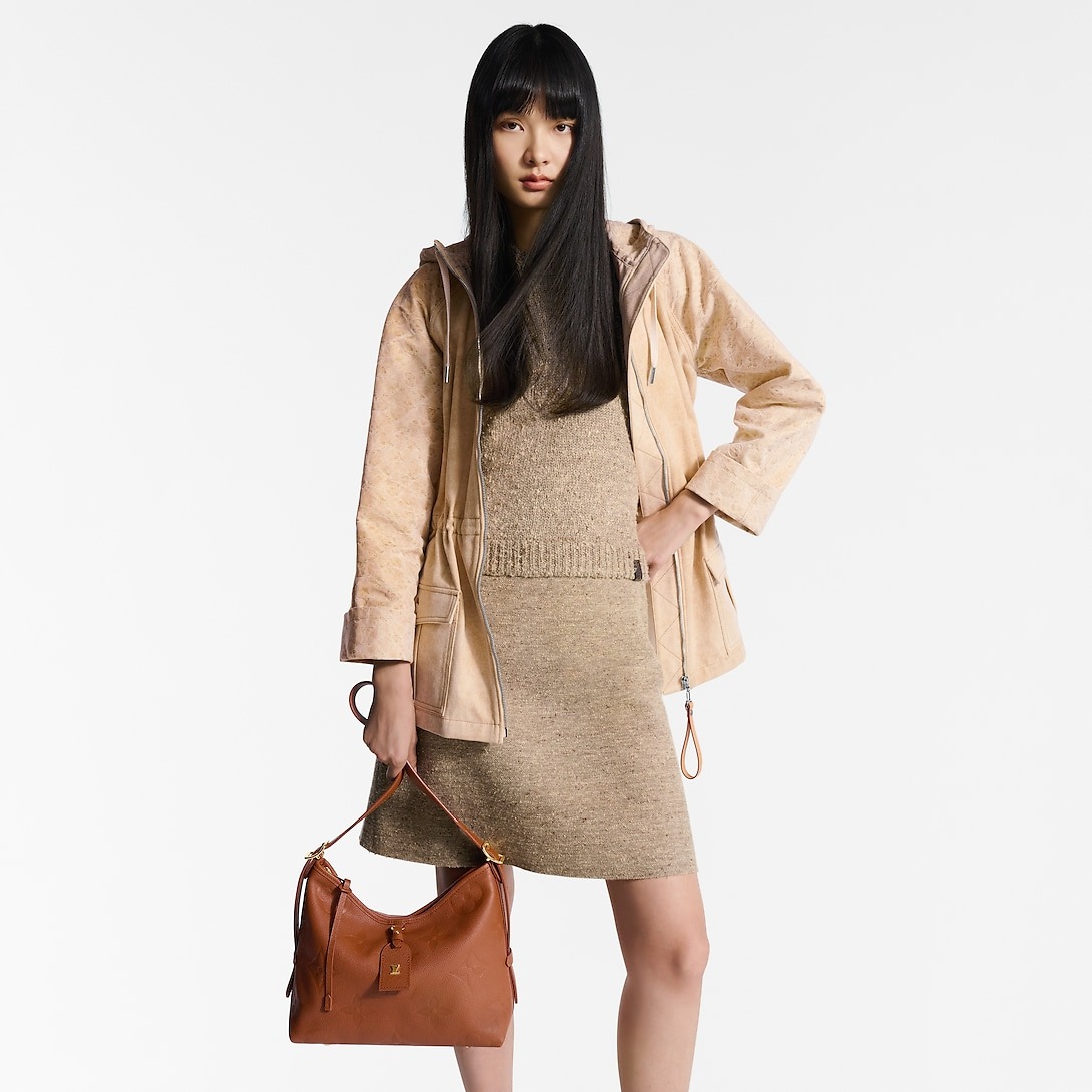 L0vis Vvtt0n CarryAll PM Cognac Brown For Women 11.6in/29.5cm M11790