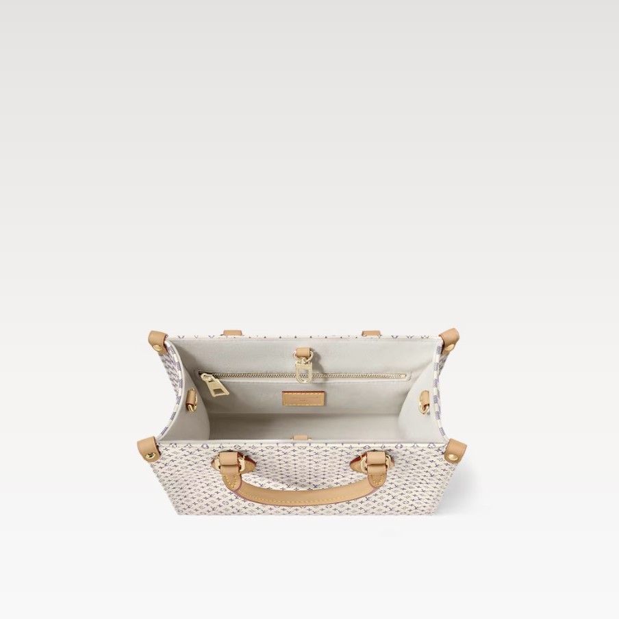 L0vis Vvtt0n OnTheGo PM Azure Blue/Sand For Women 9.8in/25cm M15138