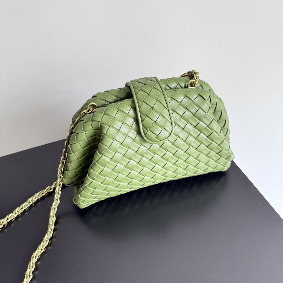 [True-to-ORIGINAL] B0tt*ga Ven*ta Small Lauren 1980 Matcha For Women 27cm/10.6in
