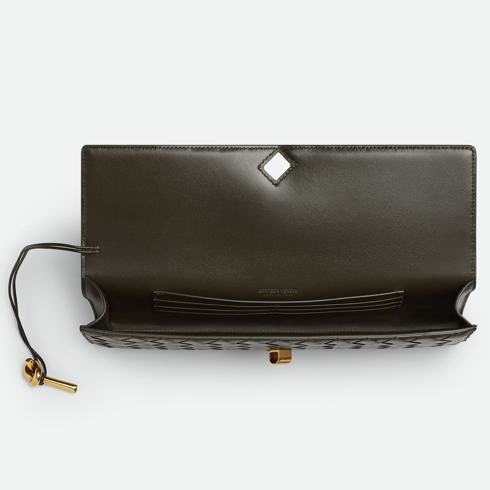 B0tt*ga Ven*ta Andiamo Clutch Kaki For Women 31cm/12.2in 741511VCPP33387