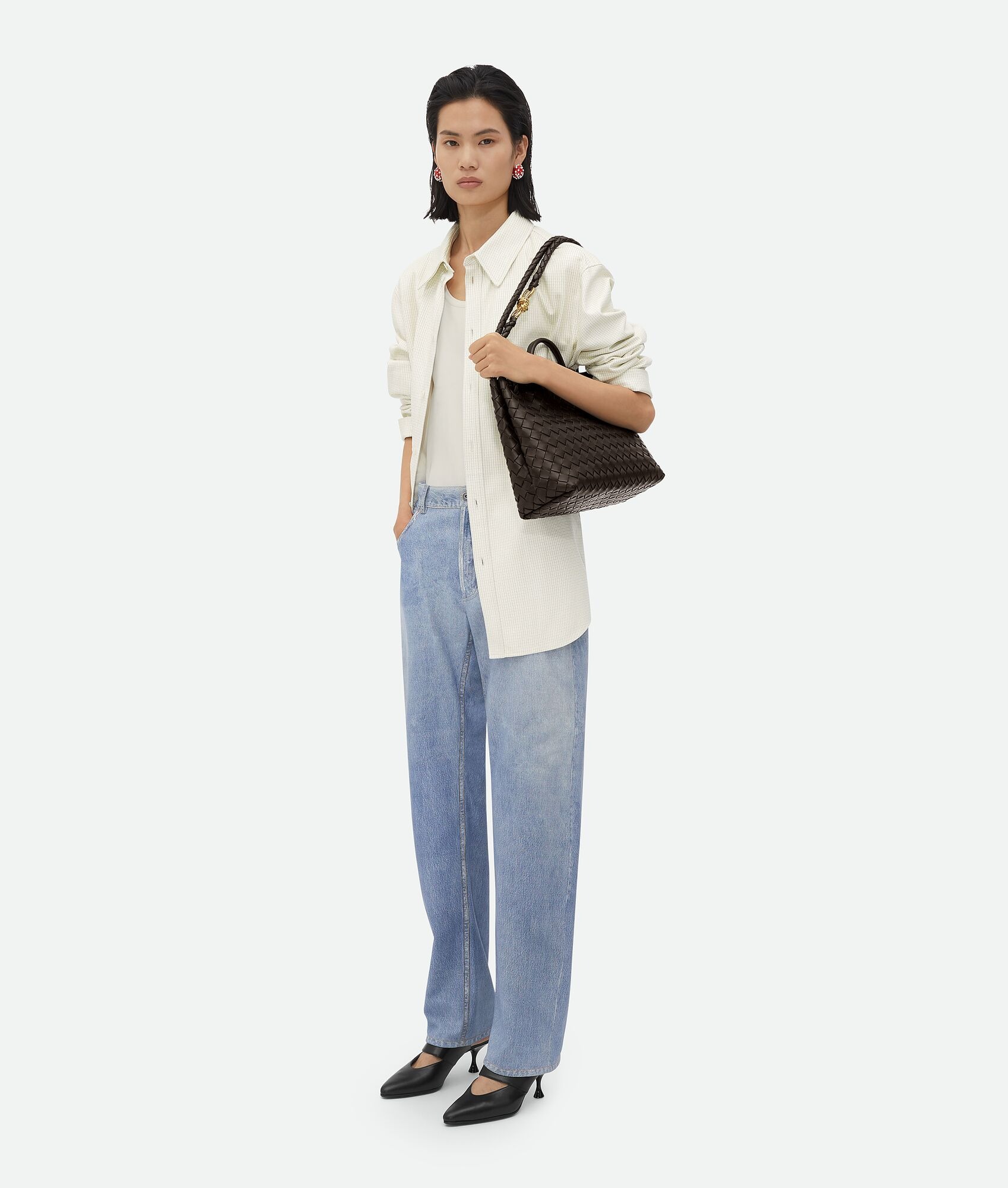 [True-to-ORIGINAL] B0tt*ga Ven*ta Medium Andiamo Fondant For Women 32cm/12.6in  766016VCPP12272