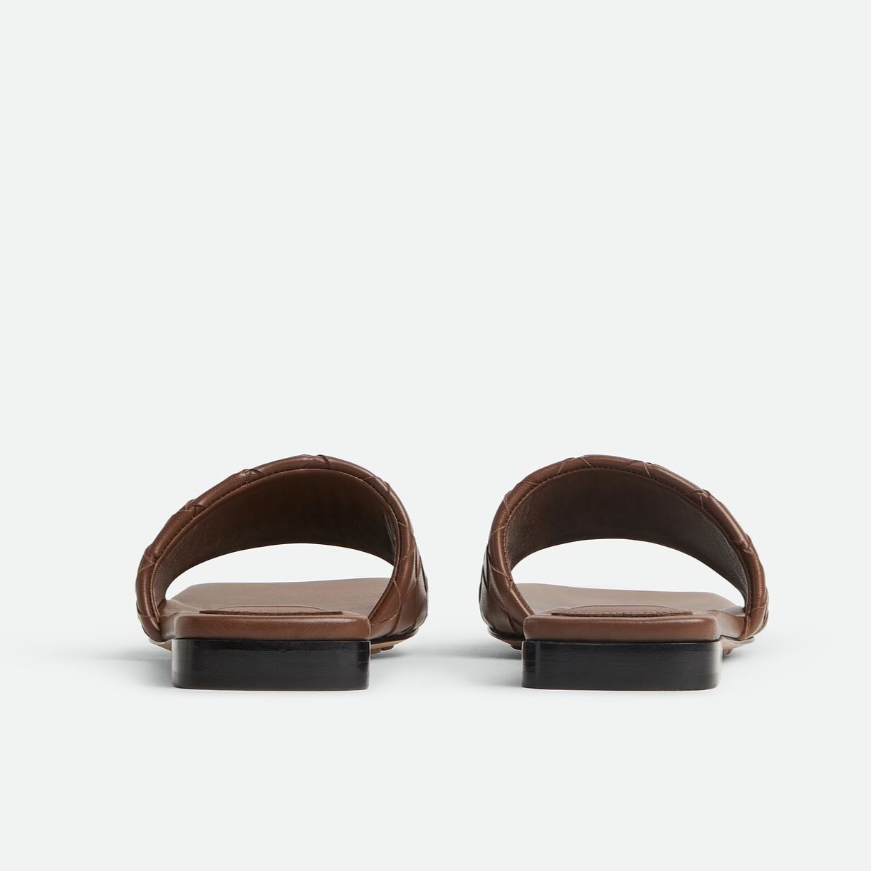 B0tt*ga Ven*ta Parco Flat Mule Dark Leather For Women 837737V2ED02509