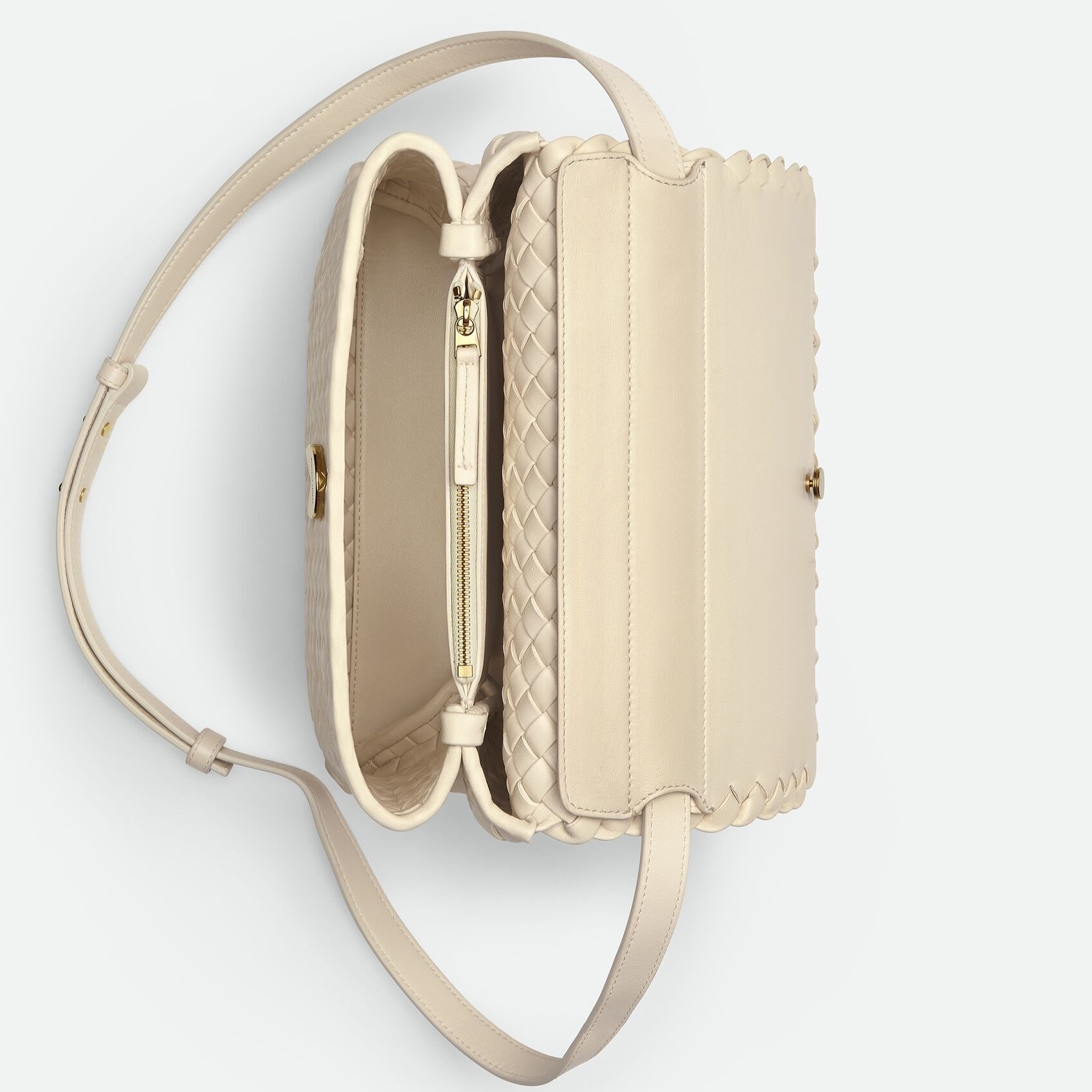 [True-to-ORIGINAL] B0tt*ga Ven*ta Patti Shoulder Bag String For Women 26cm/10.2in 776783V3RG19277