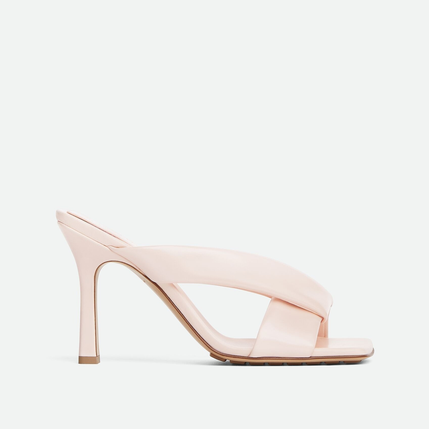 B0tt*ga Ven*ta Riva Mule High Heel Seashell For Women 827612V3H905964