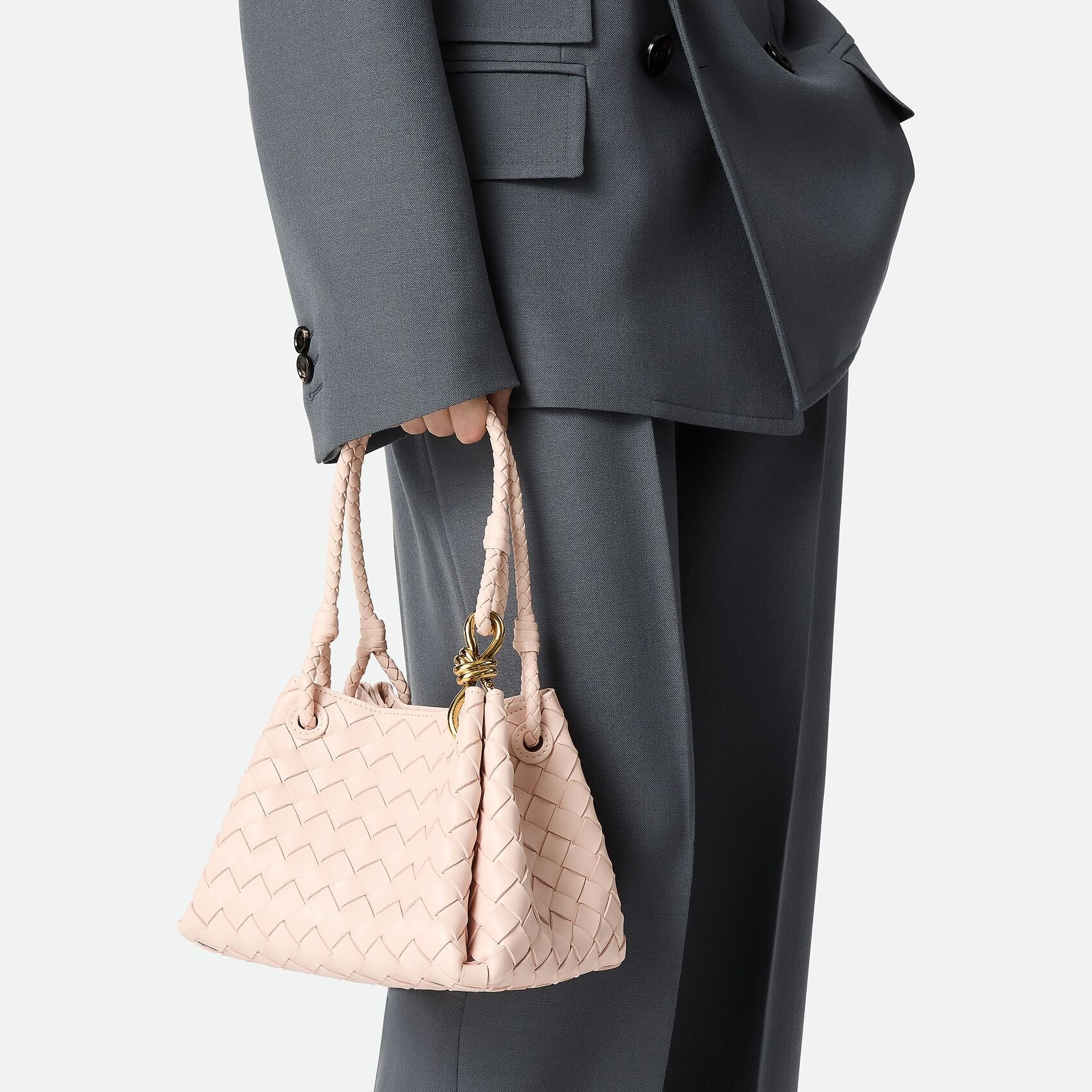 [True-to-ORIGINAL] B0tt*ga Ven*ta Small Parachute Cameo For Women 20cm/7.9in 796569VCPPT6817