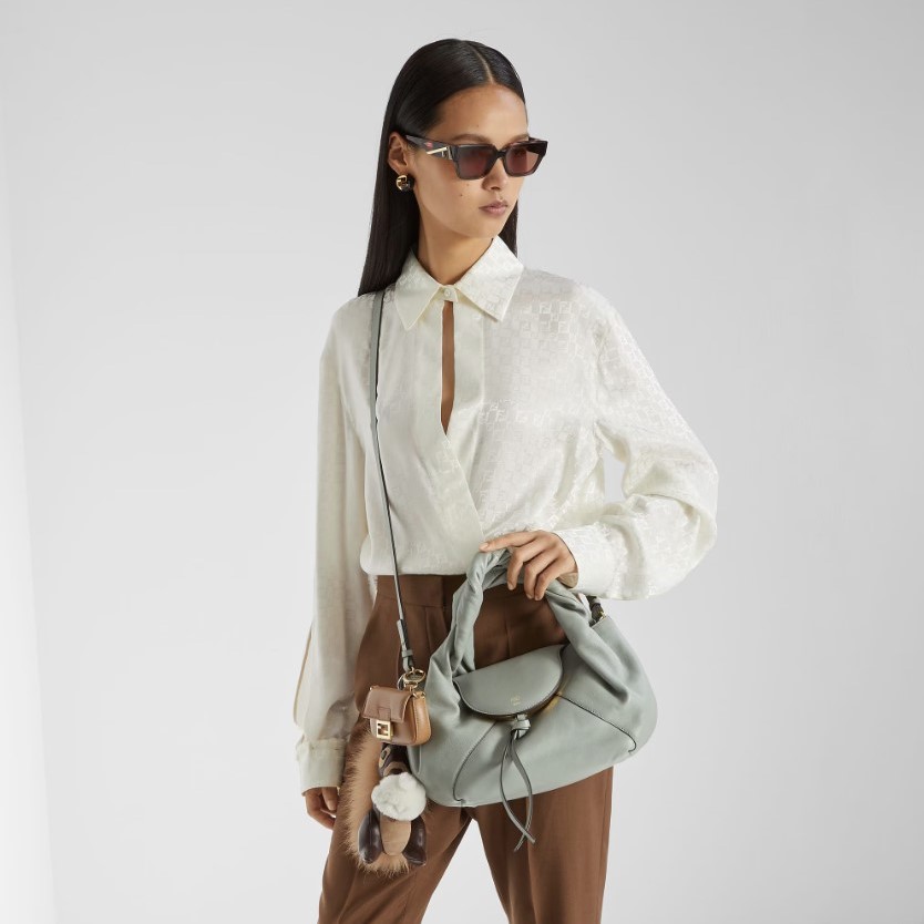 [True-to-ORIGINAL] F**di Spy Small Bag Matcha Green For Women 12.6in/32cm 8BR838AYCTF1SK5