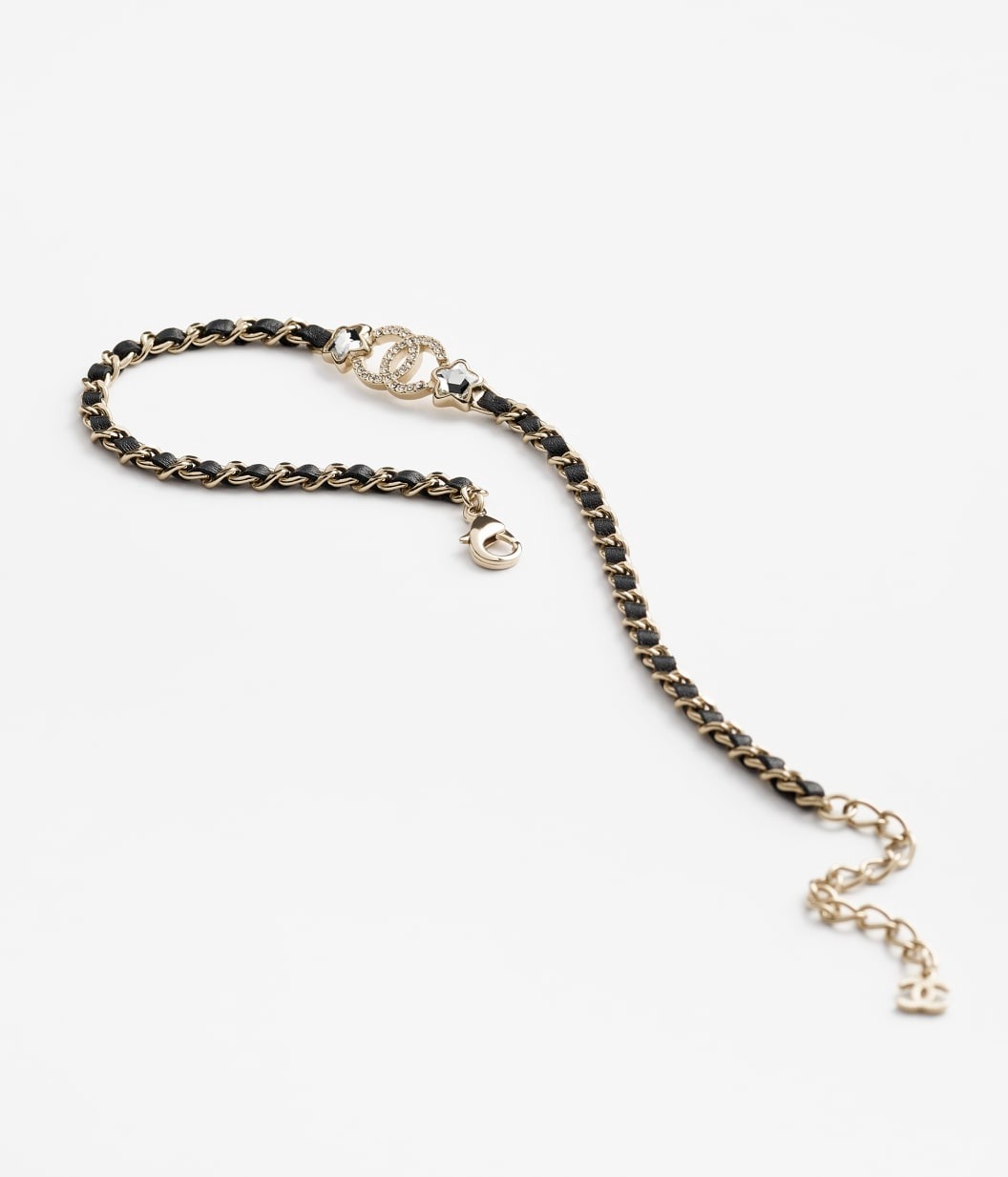 Ch**el Choker Gold Black & Crystal For Women – ABG276-B21852-U3435