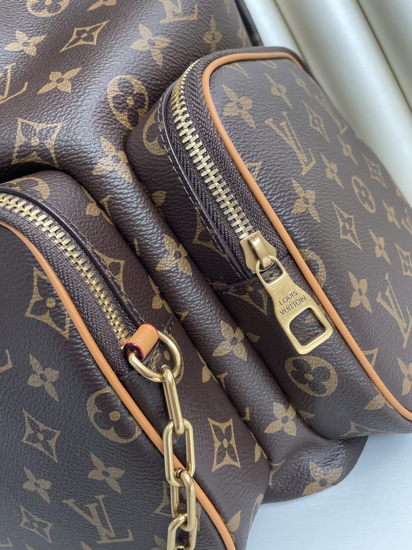 [True-to-ORIGINAL] L0vis Vvtt0n Trio Backpack Monogram Canvas By Virgil Abloh For Men 17.3in/44cm LV M44658