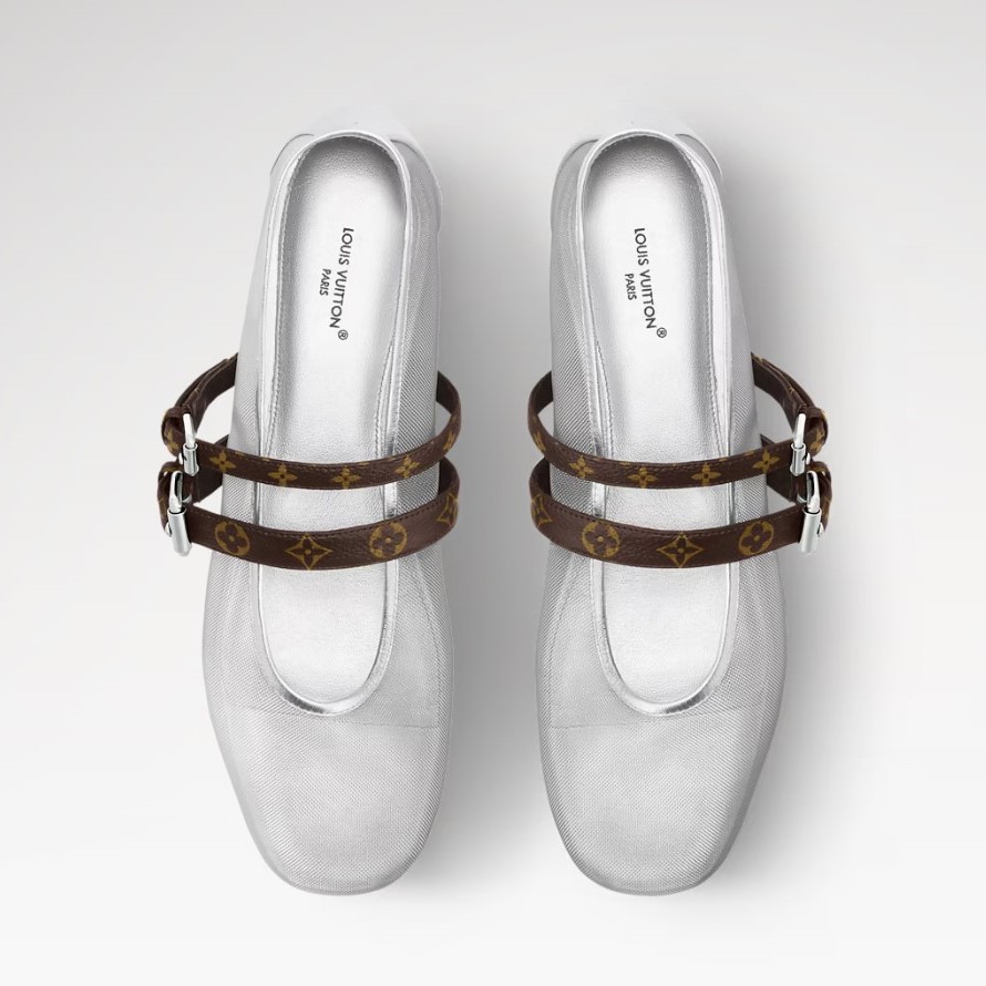 L0vis Vvtt0n Ballet Ballerina Silver For Women 1AIS37