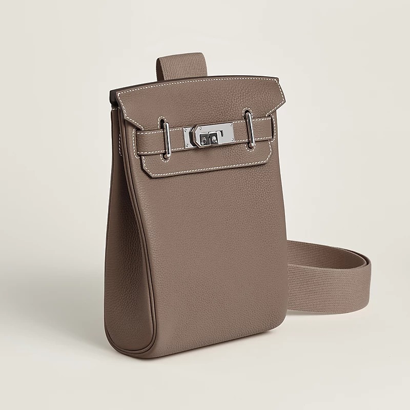 [True-to-ORIGINAL] H**me5 Hac A Dos PM Backpack Étoupe For Men 7.1in/18cm H083589CK18