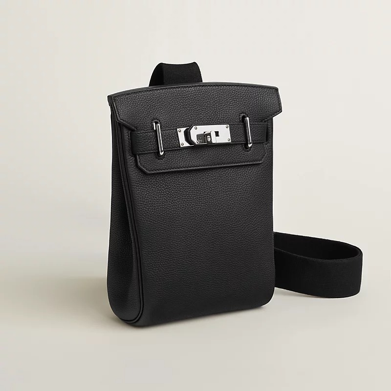 [True-to-ORIGINAL] H**me5 Hac A Dos PM Backpack Noir For Men 7.1in/18cm H083589CK89