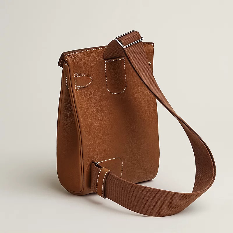 [True-to-ORIGINAL] H**me5 Hac A Dos PM Backpack Fauve For Men 7.1in/18cm H083847CK34