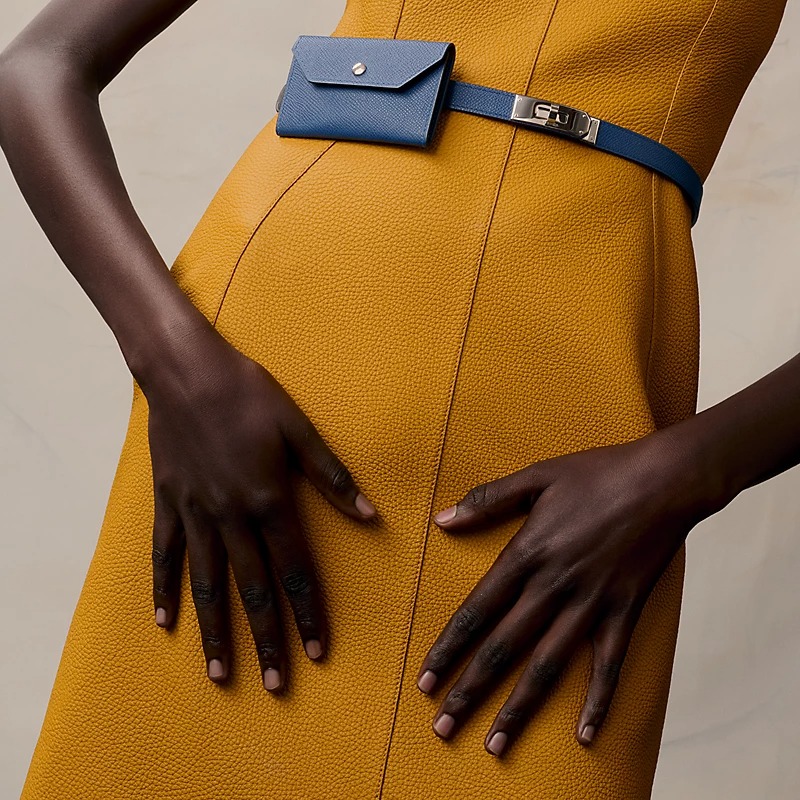 H**me5 Kelly Pocket 18 Belt Bleu Tie For Women H081120CKP5