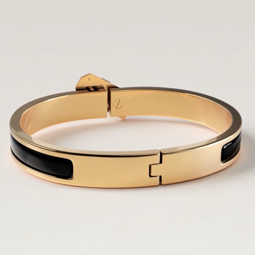 H**me5 Mini Clic Kelly Bracelet Noir H200004F 01PM