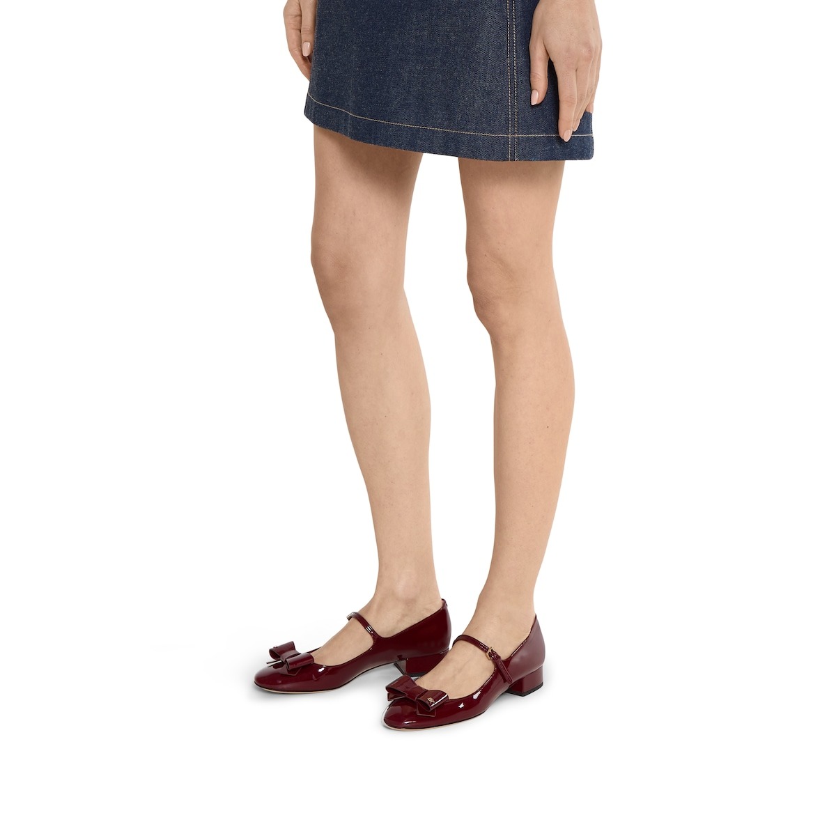 Gvc*1 Ballet Flat With Bow Red Patent For Women 835748 0B9J0 6207