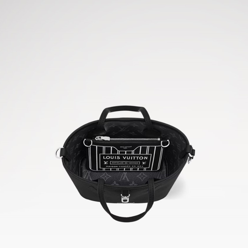 L0vis Vvtt0n Neverfull Bandoulière Inside Out BB Black For Women 10.4in/26cm M15210