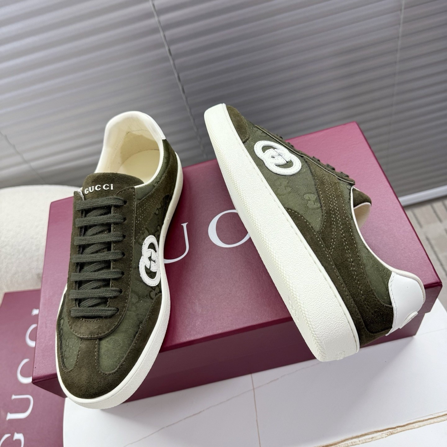 Gvc*1 G75 Trainer Dark Green For Men 840330 AAE80 3354