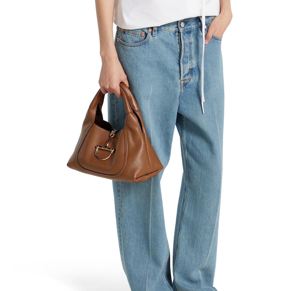 Gvc*1 Softbit Medium Top Handle Bag Brown For Women 10.8in/27cm ‎837467 AAEAO 2718