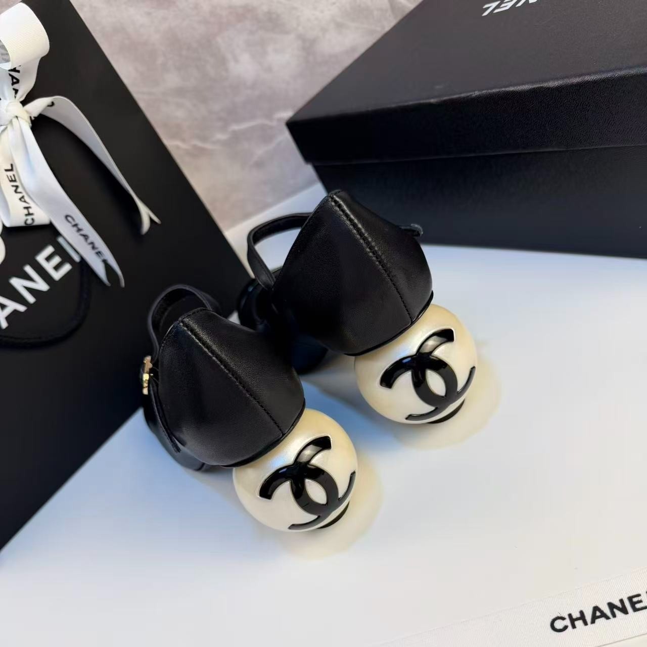 Ch**el Mary Janes Black For Women G46775-B22202-94305