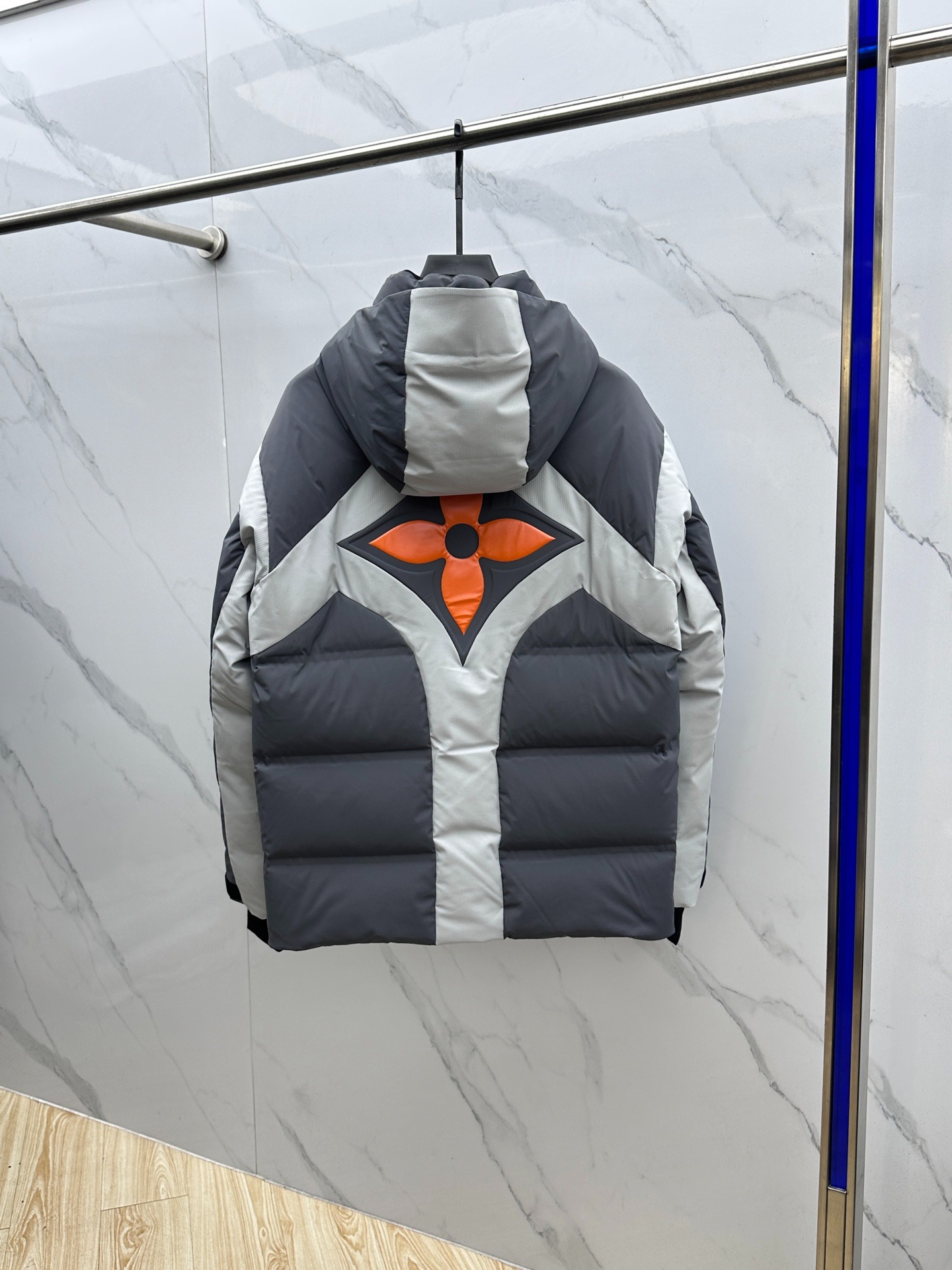 L0vis Vvtt0n Technical Down Ski Jacket Grey For Men – 1AGIQ7