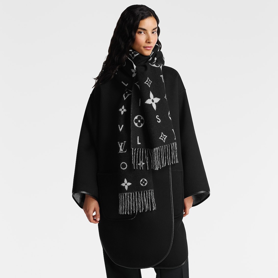 L0vis Vvtt0n Reykjavik 2.0 Scarf Black For Women 94.5in/240cm M97143