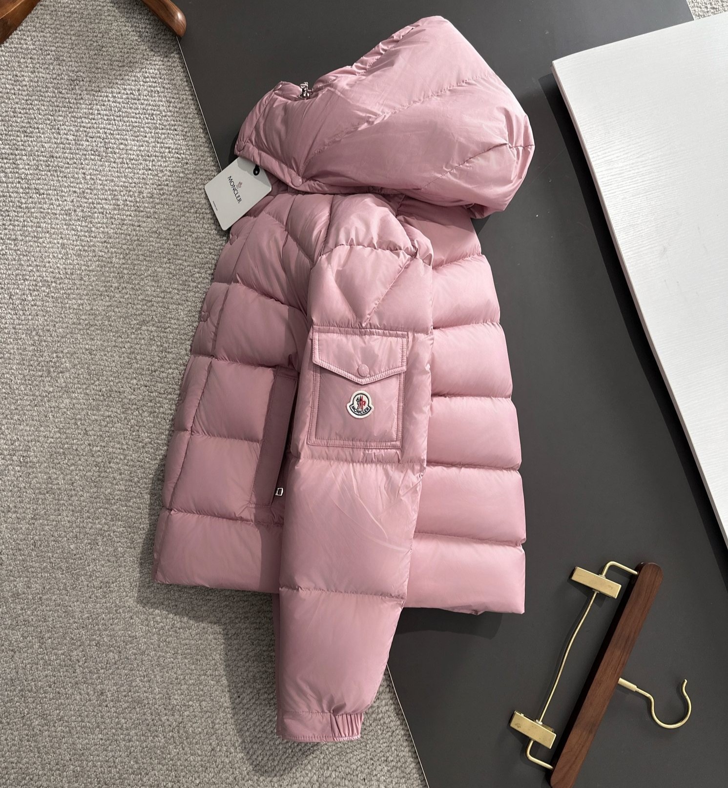 Moncler Maya 70 Short Down Jacket Pink For Women