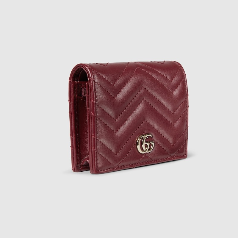 Gvc*1 Marmont Small Wallet Rosso Ancora Red For Women 4.5in/11cm 466492 DTDHV 6207