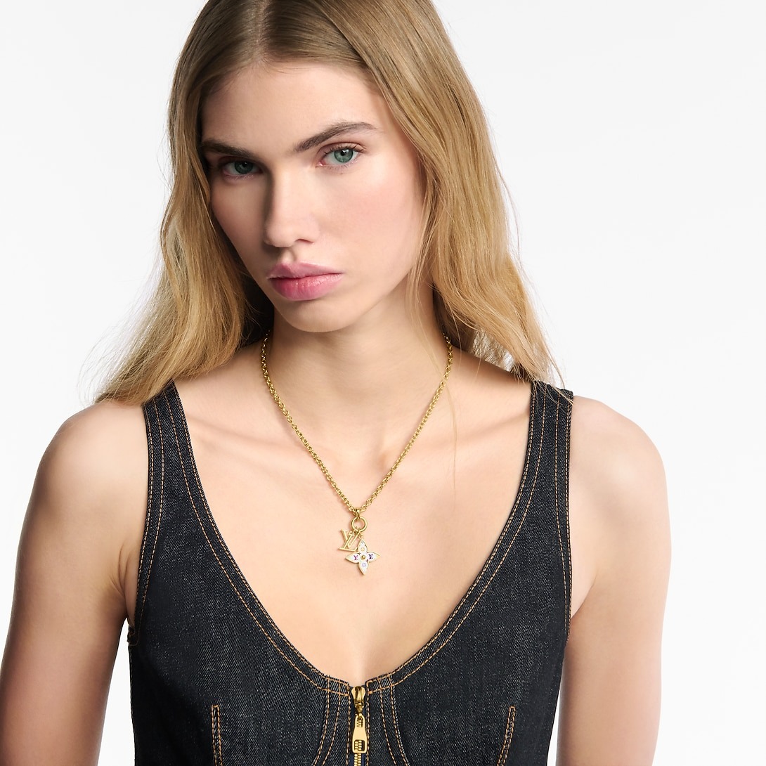 L0vis Vvtt0n LV x TM Monogram Multicolor Necklace For Women – M03737