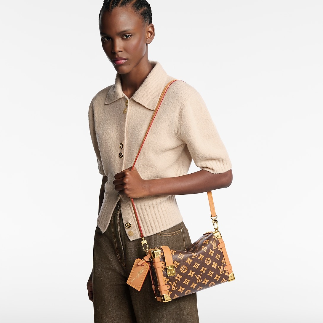 L0vis Vvtt0n Side Trunk MM Monogram Origine Ebène For Women 9.4in/24cm M27516