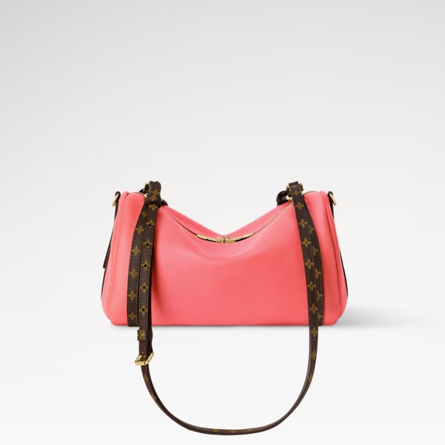 L0vis Vvtt0n Express PM Shoulder Bag 10.2in/ 26cm Atomic Pink Gold Hardware For Women M29092