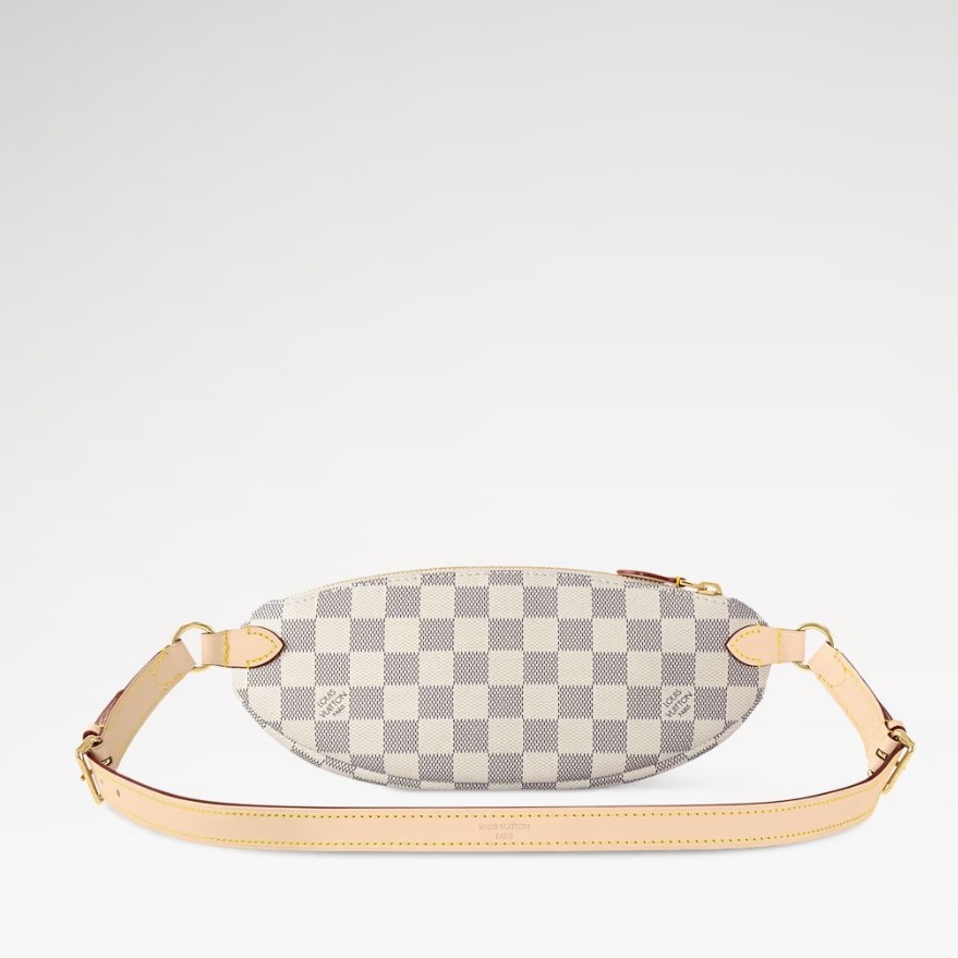 L0vis Vvtt0n Keepit Bumbag 11.4in/ 29cm Damier Azur Gold Hardware For Women N00230