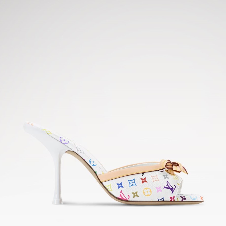 L0vis Vvtt0n LV x TM 6AM Mules White For Women 1AJSDD