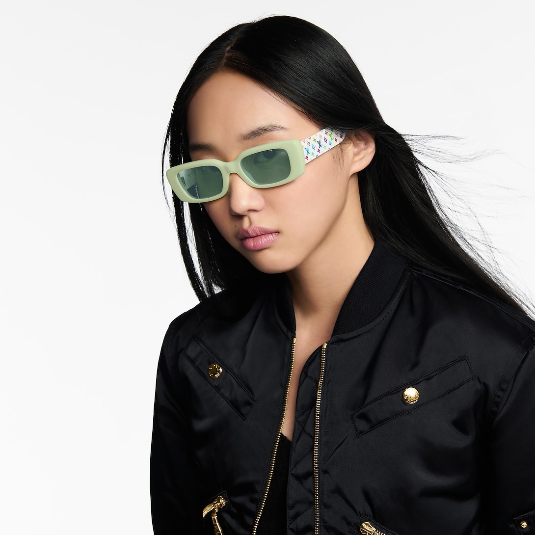 L0vis Vvtt0n LV x TM Multigram Cat Eye Sunglasses Green For Women Z3250W