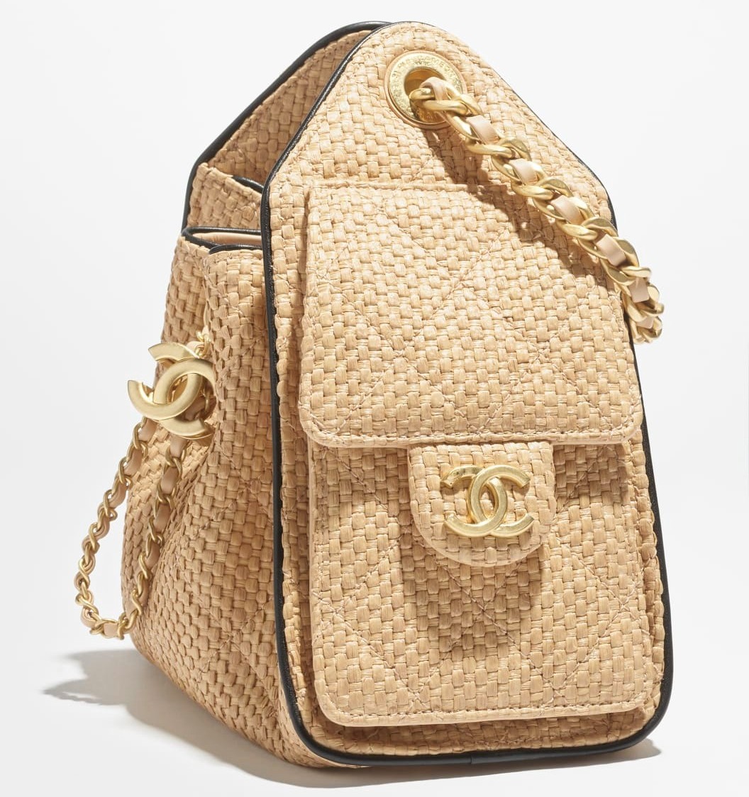 Ch**el 25 Mini Shoulder Bag 8.7in/ 22cm Beige Gold Hardware For Women AS5631-B23519-U7618