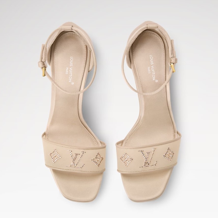 L0vis Vvtt0n Gala Platform Sandals Nude For Women 1AJM52