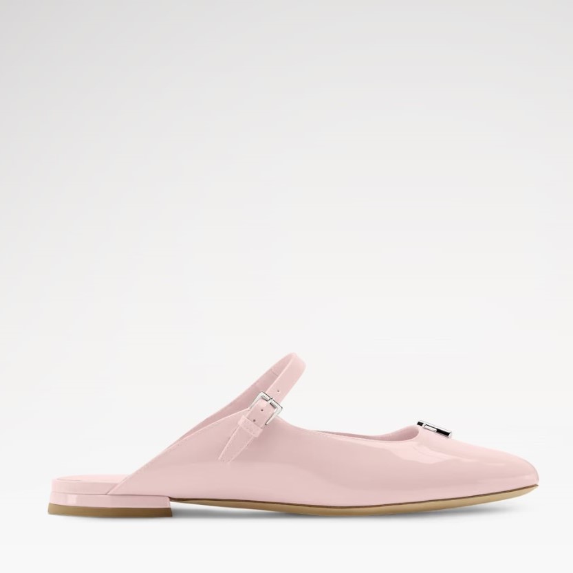 L0vis Vvtt0n Swing Open Back Ballerinas Rose Antique Pink For Women 1AJNRM