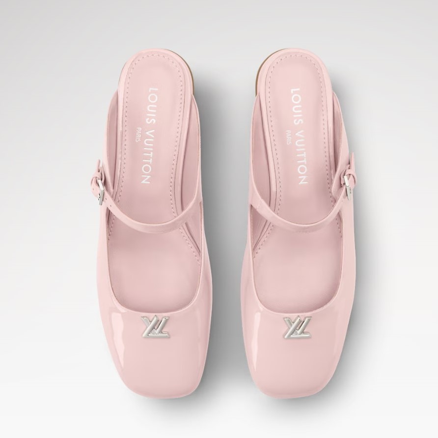 L0vis Vvtt0n Swing Open Back Ballerinas Rose Antique Pink For Women 1AJNRM