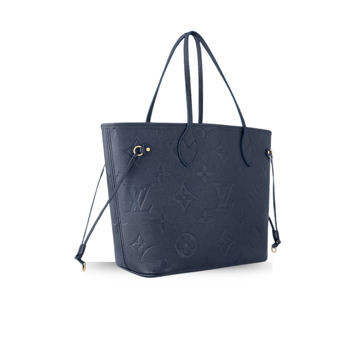 L0vis Vvtt0n Neverfull MM Monogram Empreinte Navy Blue For Women 31cm/12in M47143
