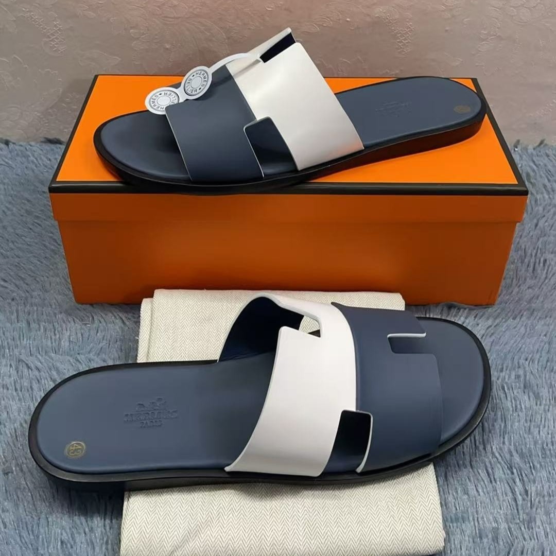 H**me5 Izmir Sandal Navy Blue/White For Men