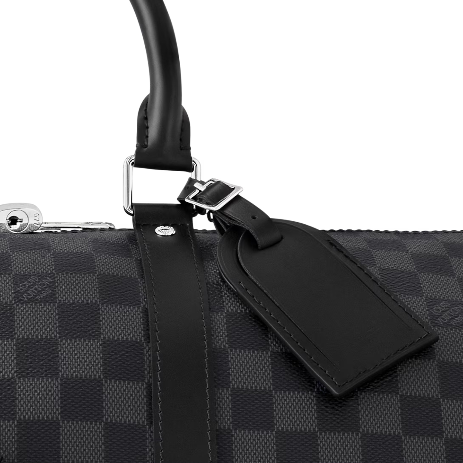 L0vis Vvtt0n Keepall Bandoulière 45 Damier Graphite Canvas Bag Black 17,7in/45cm N41418