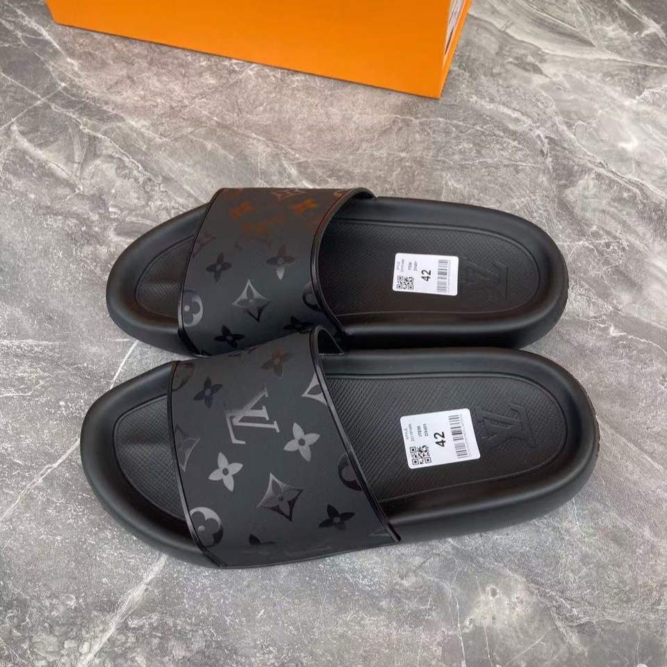 L0vis Vvtt0n Waterfront Mule Black For Men