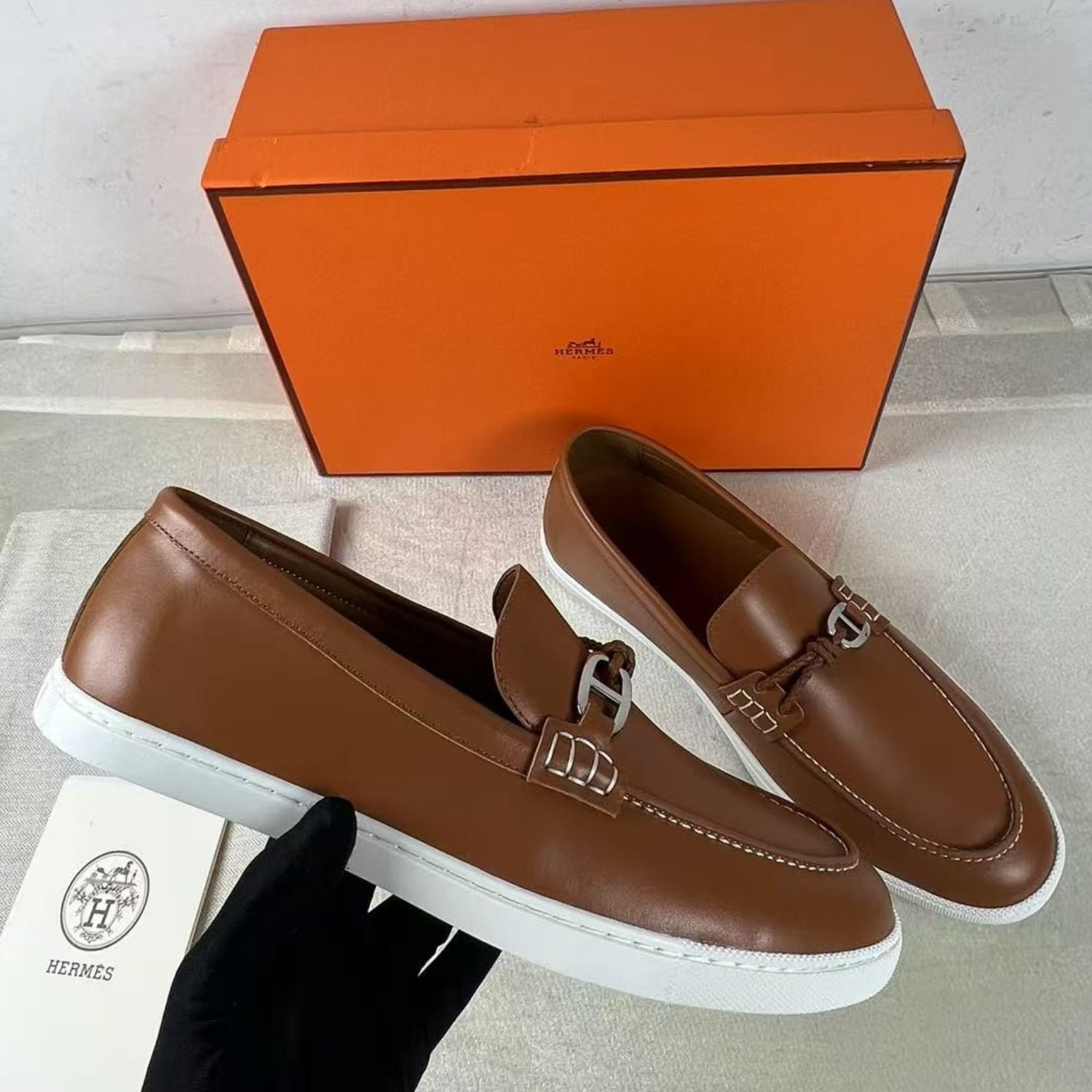 H**me5 Ignacio Loafer Brown For Men – H241927ZAA3390