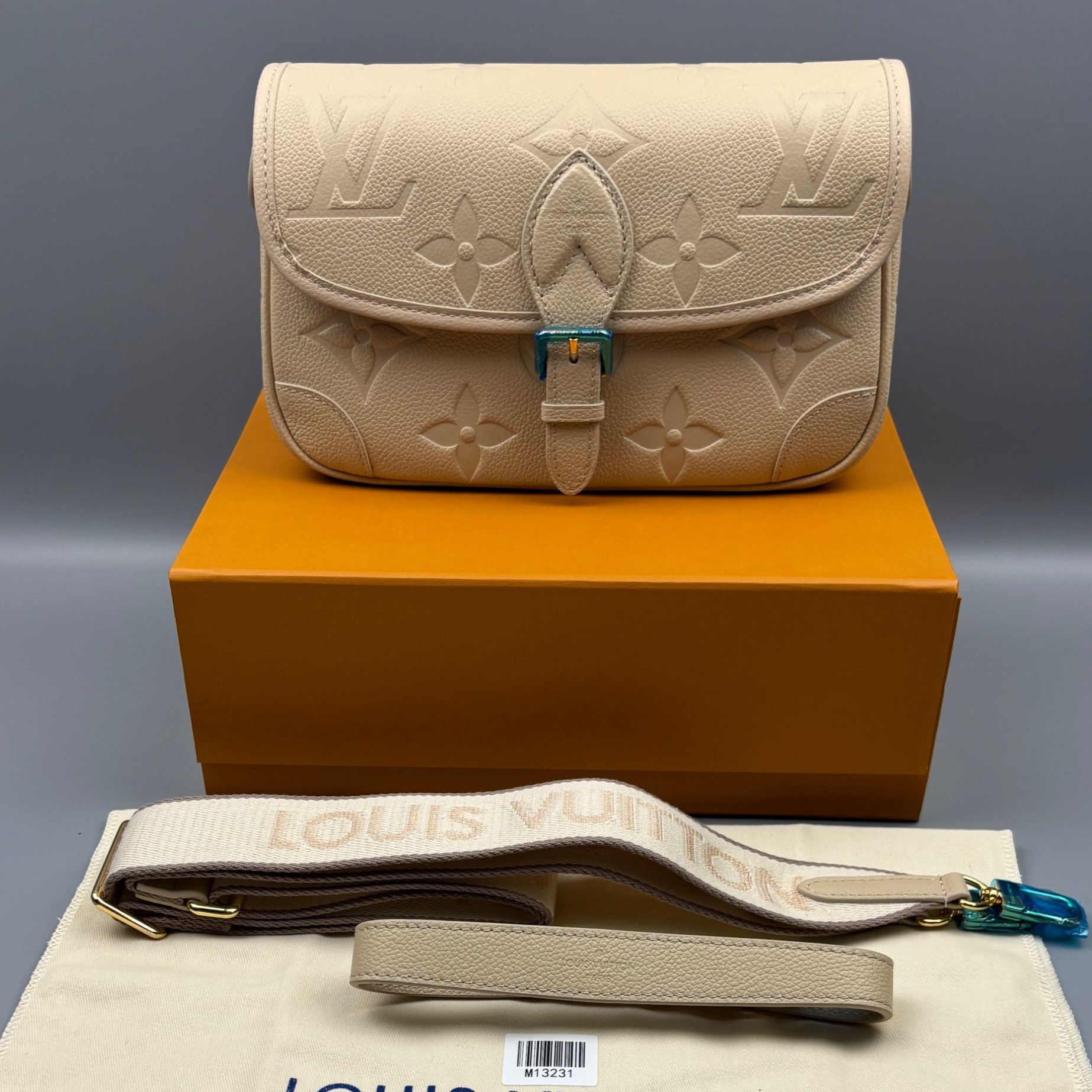 [True-to-ORIGINAL] L0vis Vvtt0n Diane Sand For Women 9.4in/24cm M13231