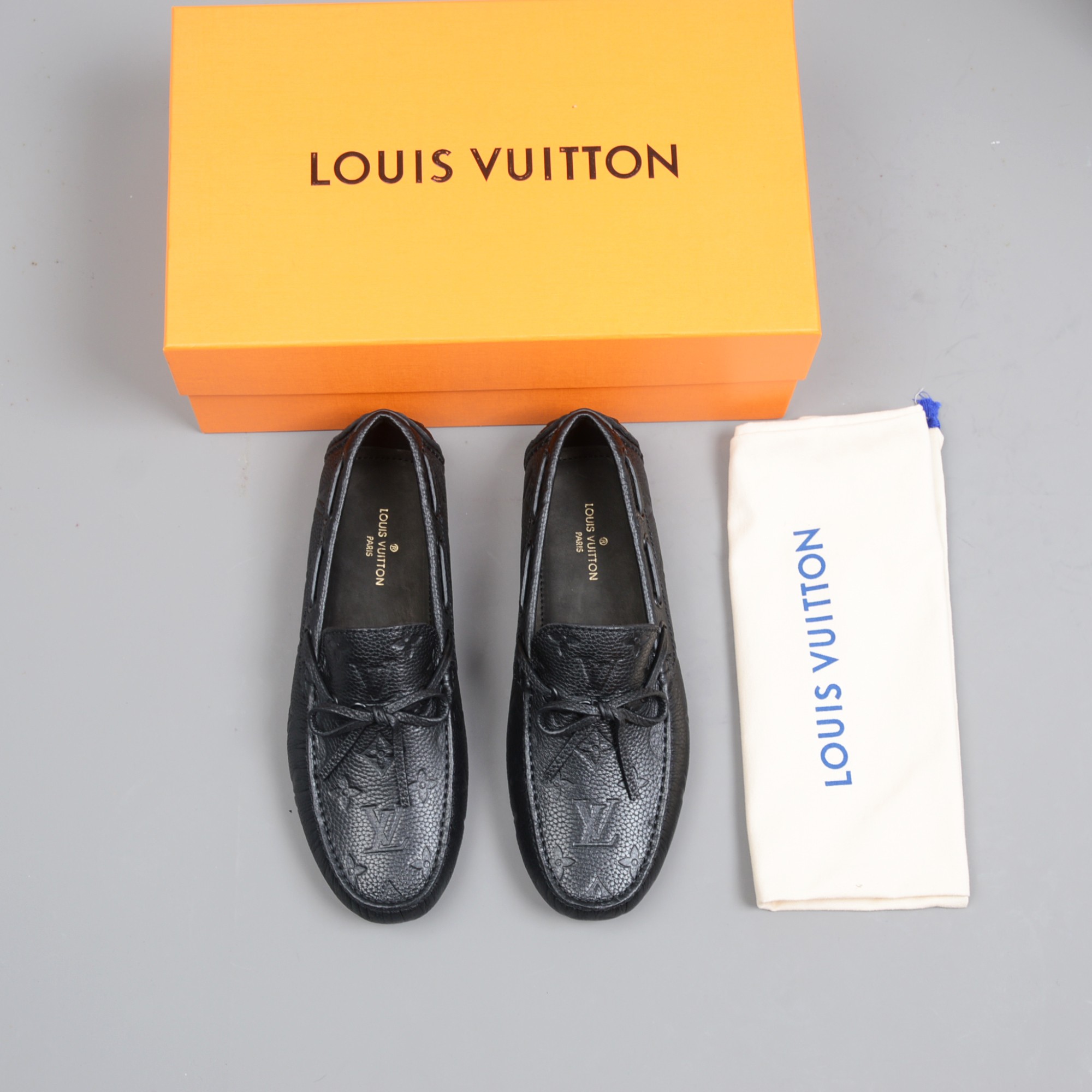 L0vis Vvtt0n Driver Moccasin Black Virgil Abloh For Men LV